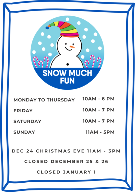Holiday Hours!