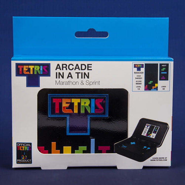 Fizz Tetris Arcade Game in a Tin