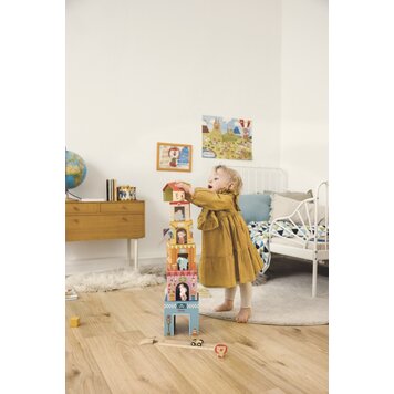 Bababoo Tower House Stacking Game