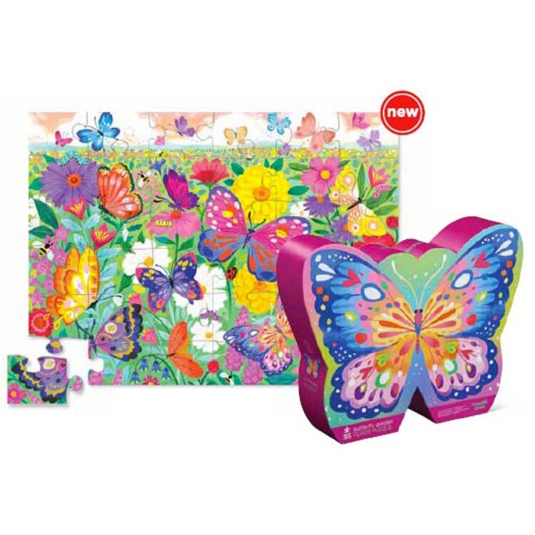 Crocodile Creek Butterfly Garden Floor Puzzle 36pc