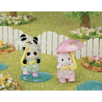 Calico Critters Nursery Friends  Rainy Day Duo Calico Critter CC