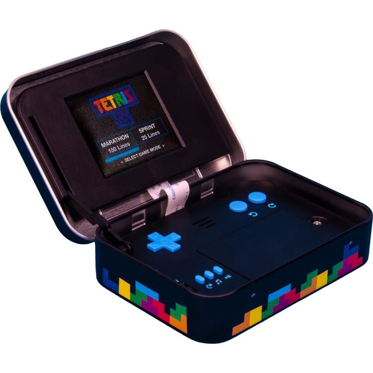 Fizz Tetris Arcade Game in a Tin