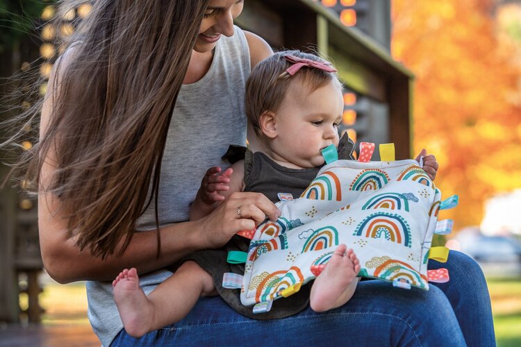 Mary Meyer Taggies Original Comfy -Rainbow