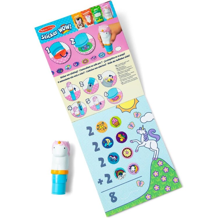Melissa & Doug Sticker WOW Unicorn