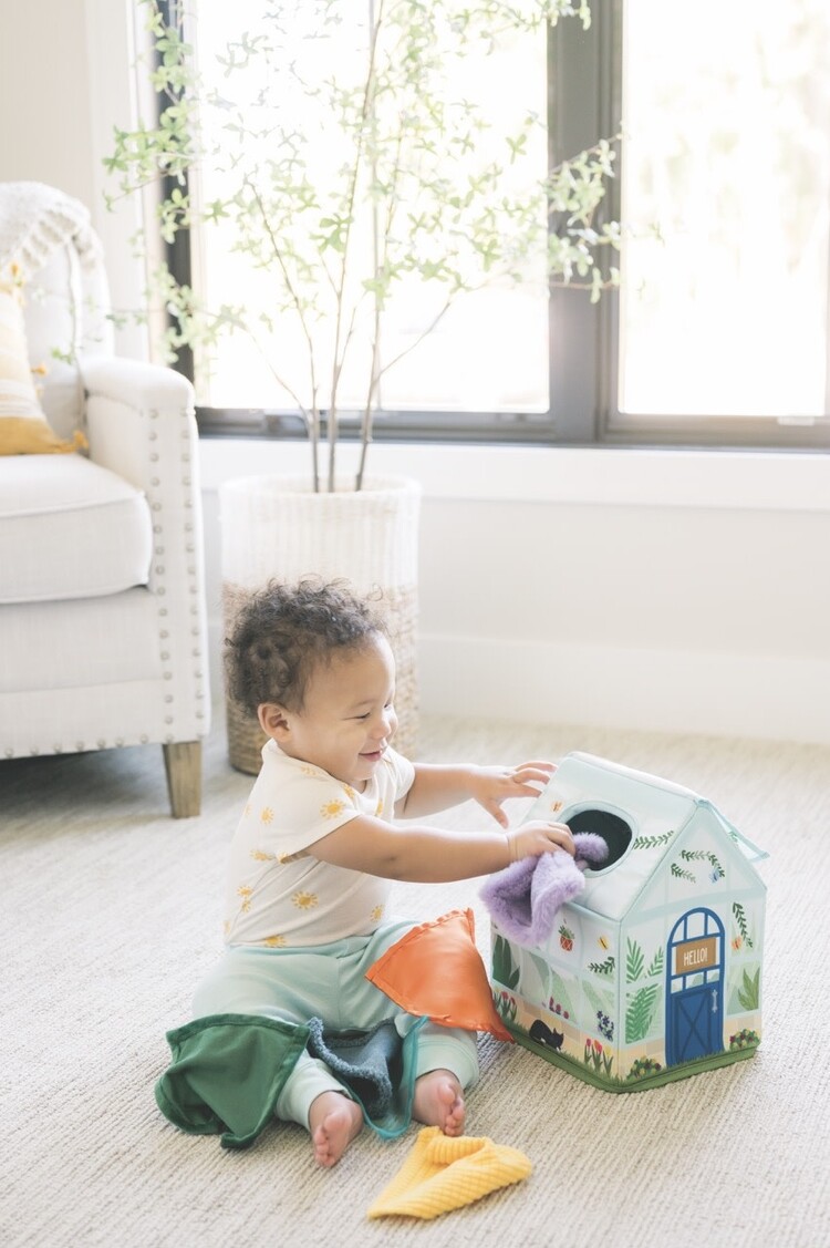 Mindware Sensory Sprouts Peek & Pull Baby Tissue Box