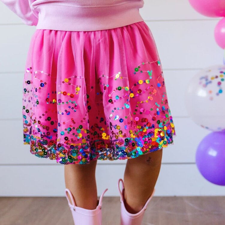 SALE! Raspberry Confetti Tutu - All Sizes