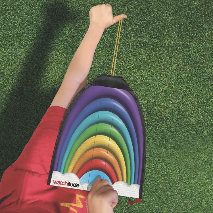 Rubber Band Rocket Kite