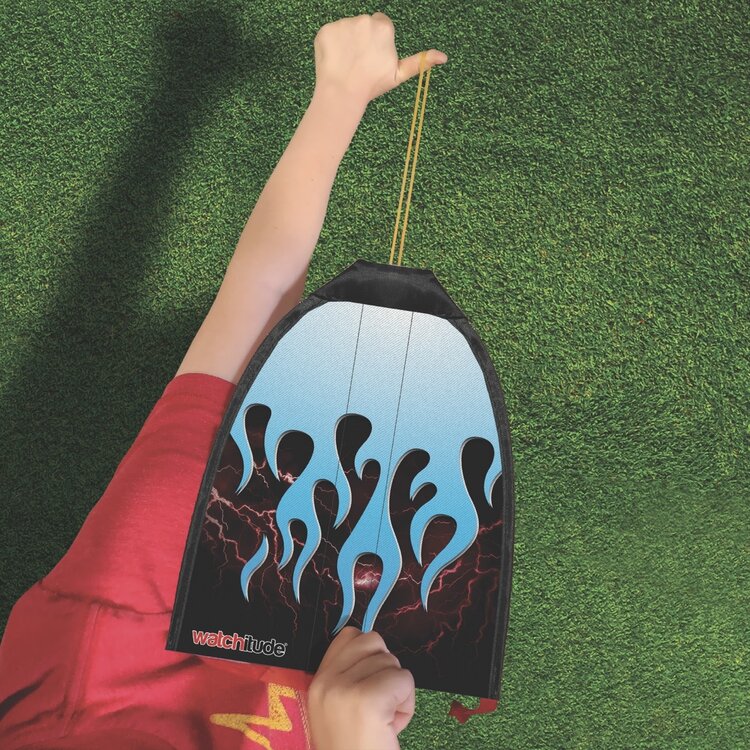 Rubber Band Rocket Kite