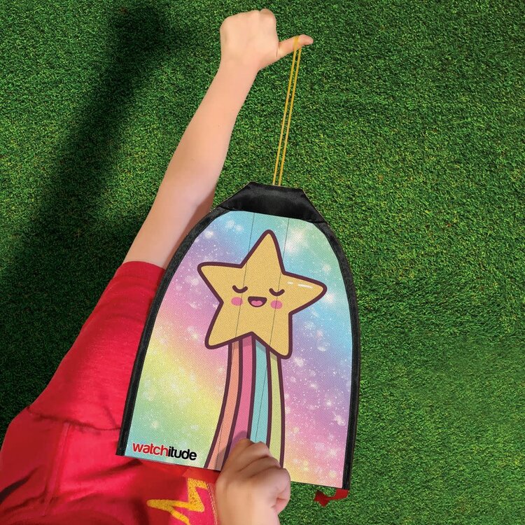 Rubber Band Rocket Kite