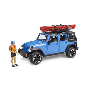 Jeep Wrangler Rubicon Unlimited w Kayak Driver Bruder