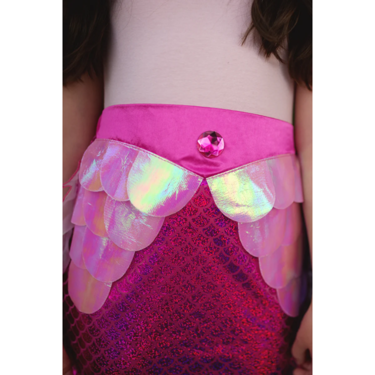 Great Pretenders Mermaid Glimmer Blue Skirt Set Size 5-6