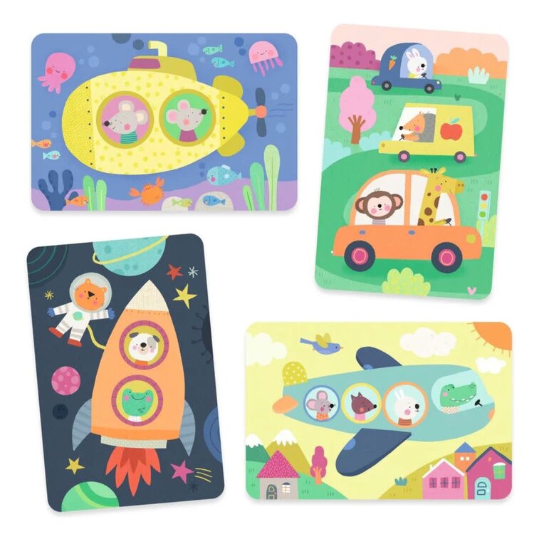 Djeco On the Road Magic Coloring