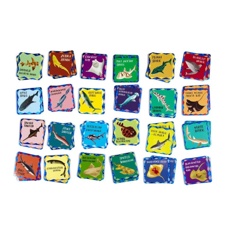 Sharks & Friends Shiny Memory Game