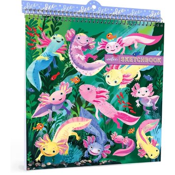 Eeboo Axolotl Square Sketchbook