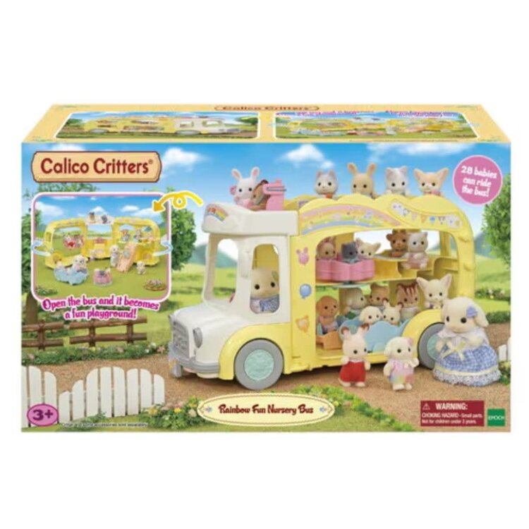 Calico Critters Rainbow Fun Nursery Bus Calico Critter CC