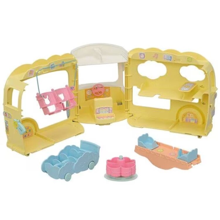Calico Critters Rainbow Fun Nursery Bus Calico Critter CC