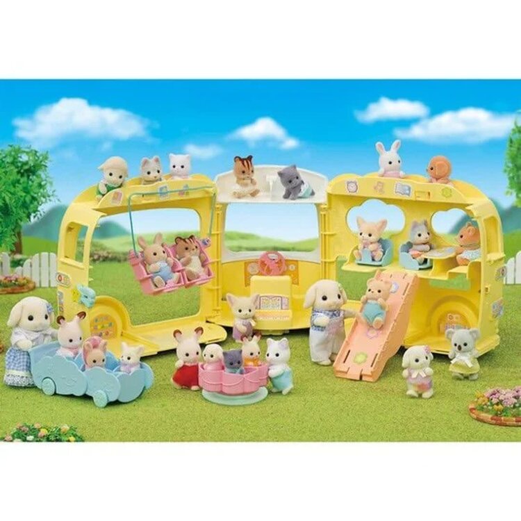 Calico Critters Rainbow Fun Nursery Bus Calico Critter CC