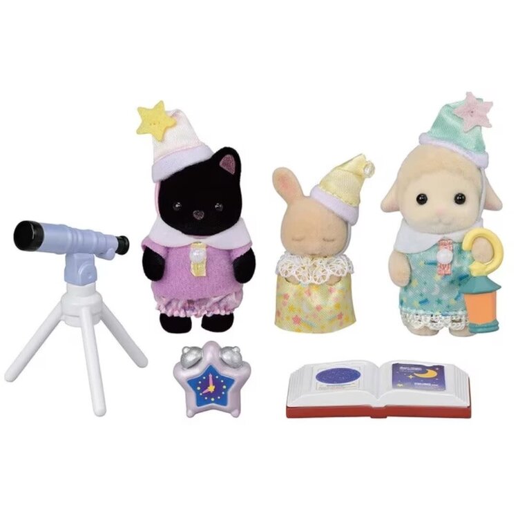 Calico Critters Nursery Friends Sleepover Party Trio Calico Critter CC