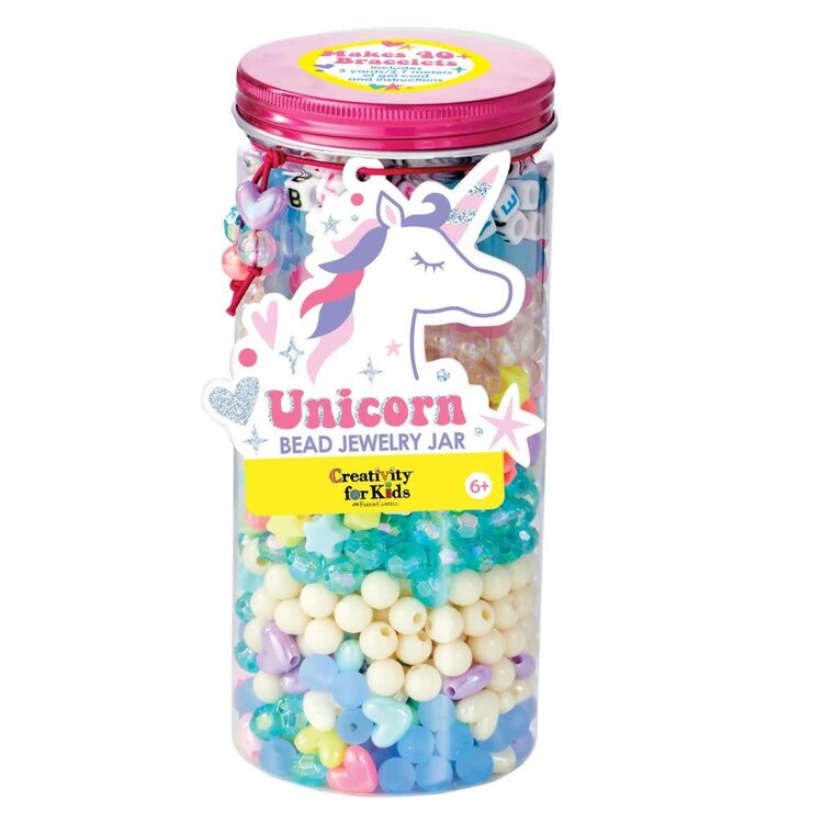 Unicorn Bead Jewelry Jar