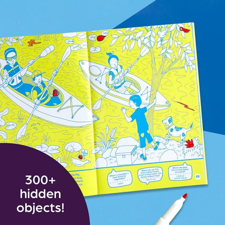 Highlights Highlights Let's Go Neon Travel Hidden  Pictures Puzzle