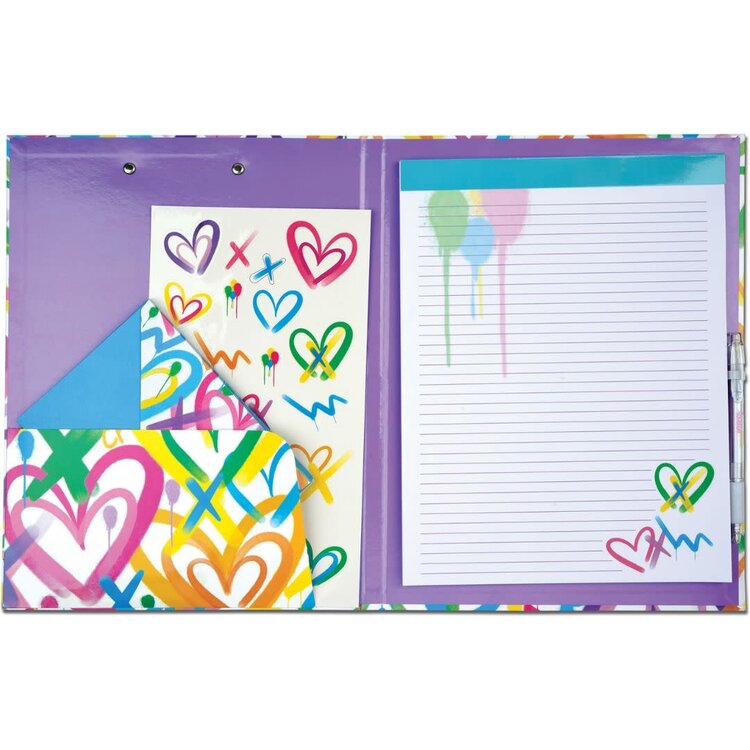 Iscream Cory Paige Hearts Clipboard Set