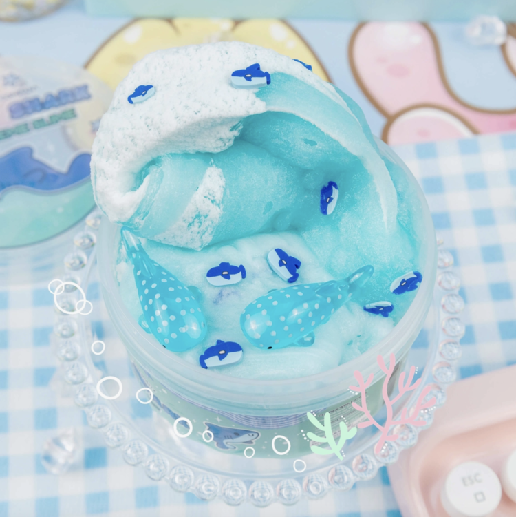 Gummy Shark Jelly Creme Kawaii Slime