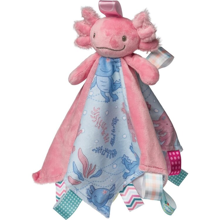 Mary Meyer SALE! Taggies Lizzy Axolotl Character Blanket Pink
