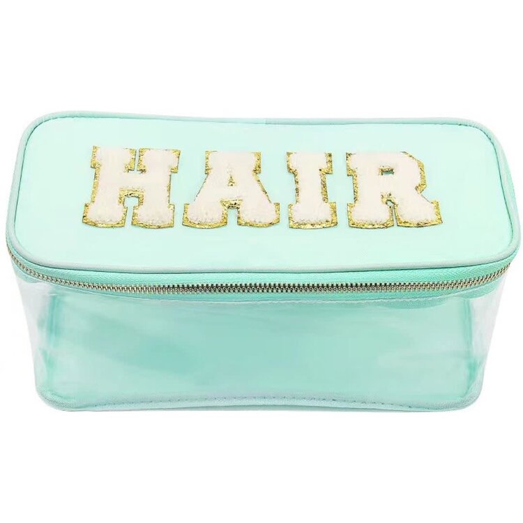 Mavi Bandz Hair Varsity Zipper Pouch
