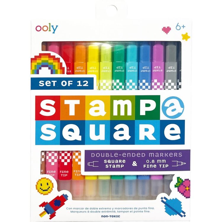 Stamp-A-Square Markers