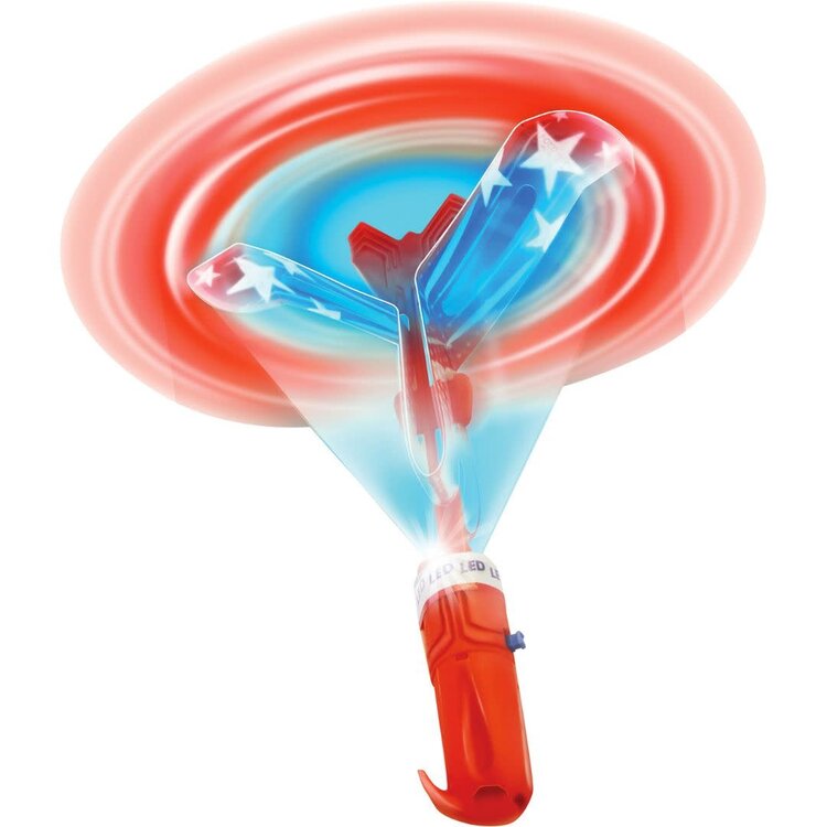 US Toy Company LED Copters Twirling Night Flyers