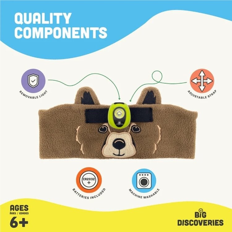 WildLight Headband Headlamp Bear