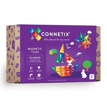Connetix Rainbow Starter Pack 60 pc Connetix