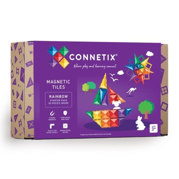 Connetix SALE! Rainbow Starter Pack 60 pc Connetix
