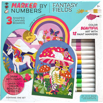 iHeartArt Marker By Number Fantasy Fields