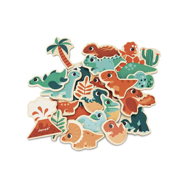 Janod Dino Magnets 24 pieces