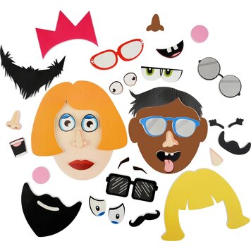 Silly Faces Bath Time Stickers