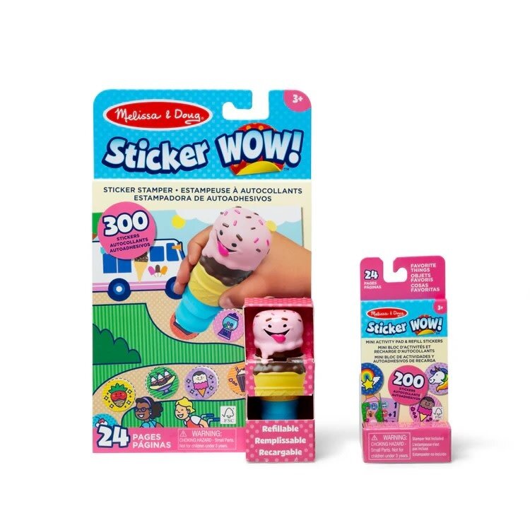 Sticker WOW! Ice Cream Activity Pad Set