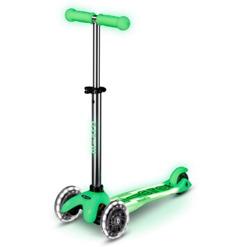 Icy Lime Glow LED Plus Mini Scooter