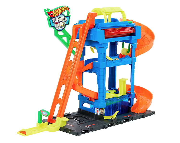 Mattel Hot Wheels Tunnel Twist Car Wash