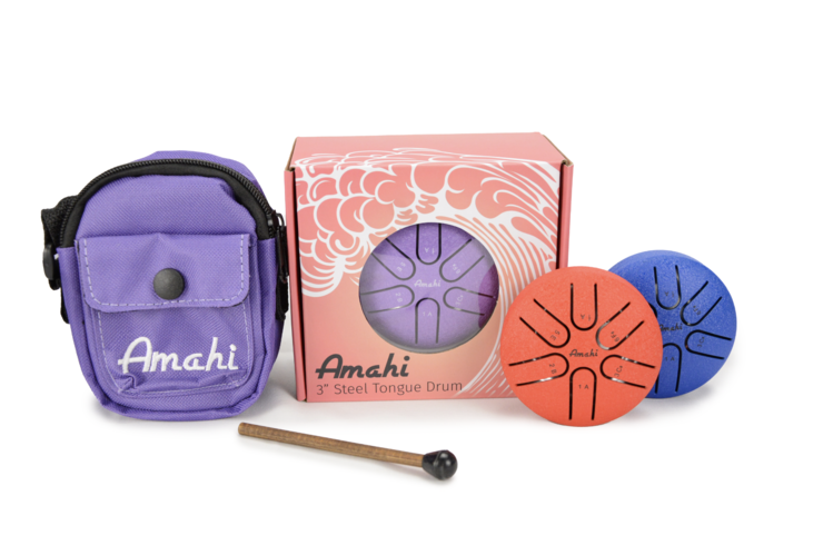 Steel Tongue Drum 3 inch Assorted