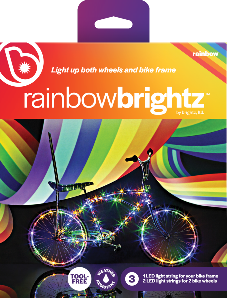Brightz Rainbow Bundle Pack Bike Lights