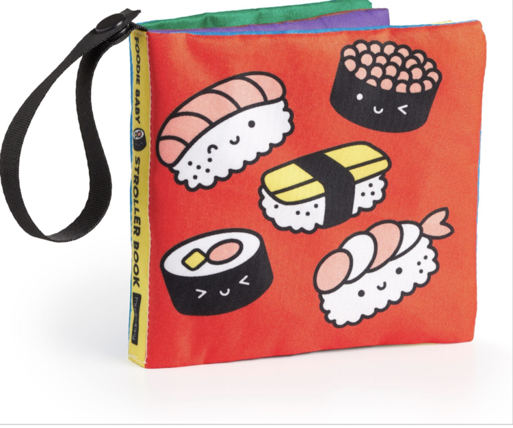 Foodie Baby Crinkle Fabric Stroller Book