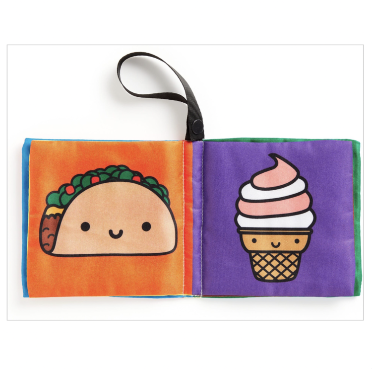 Foodie Baby Crinkle Fabric Stroller Book