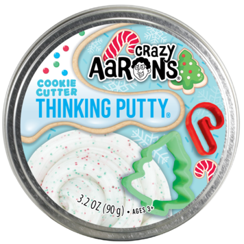Crazy Aarons Cookie Cutter 4" Thinking Putty Tin