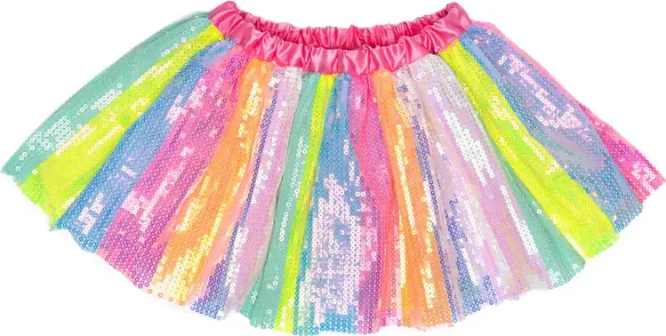 Stripy Sequins Skirt Size 4-6