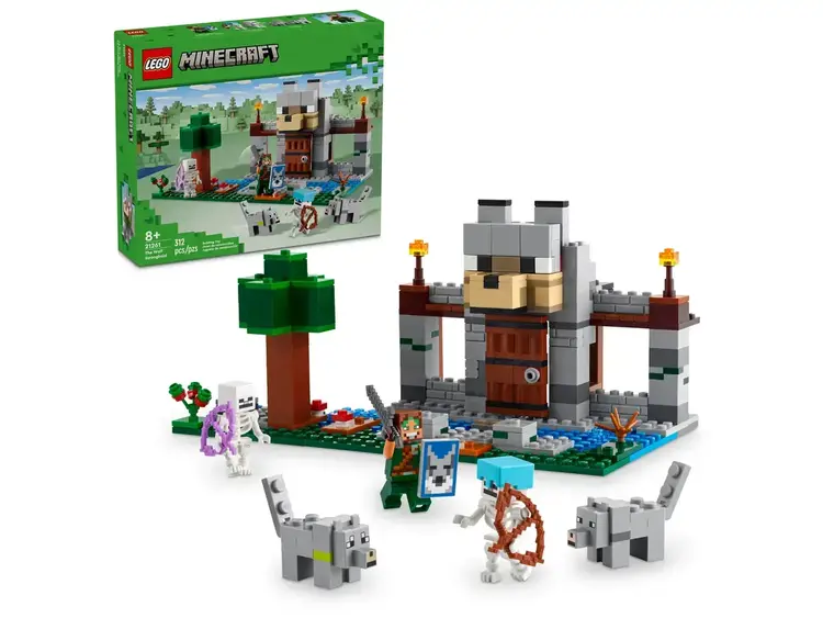 Lego The Wolf Stronghold LEGO Minecraft