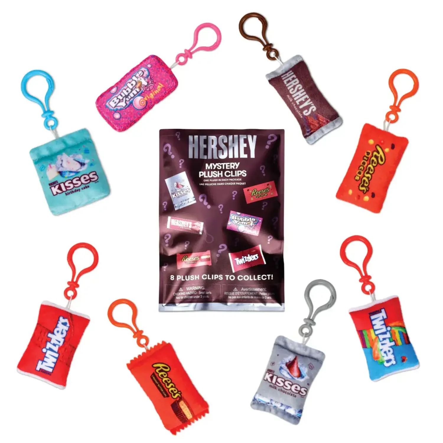 Hershey's Plush Clips Blind Box - Mudpuddles Toys and Books