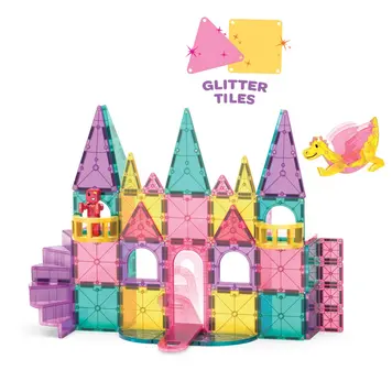 Magna-Tiles Castle DLX Magna-Tiles 48 Piece Set