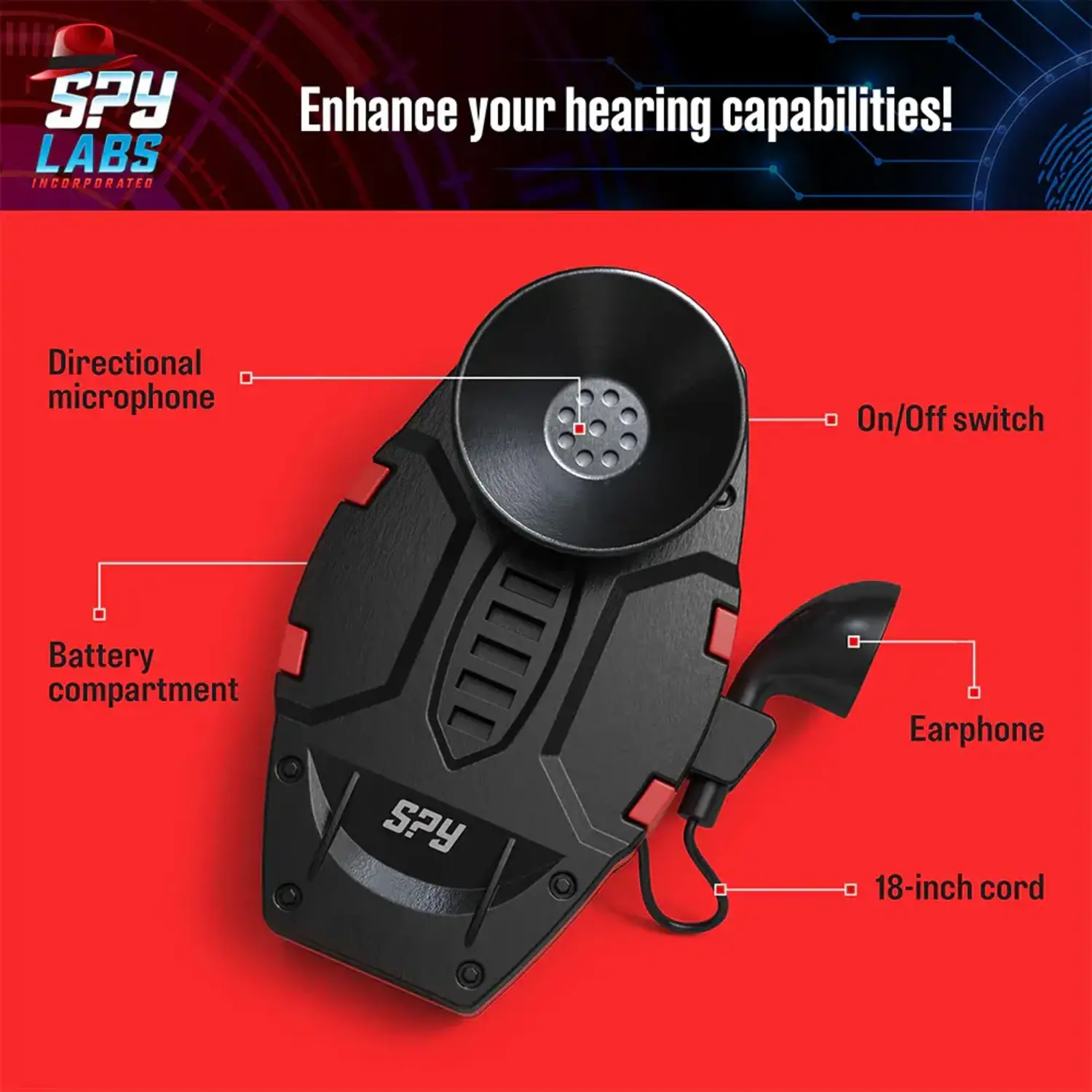 Spy Labs: Listening Device - Mudpuddles Toys and Books