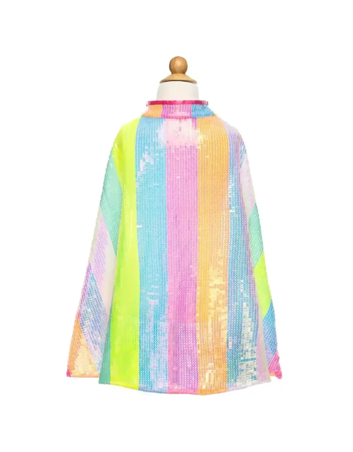 Stripy Sequins Cape Size 4-6 - Mudpuddles Toys and Books